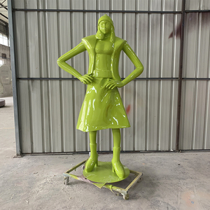 Opere d'Arte in Fibra di Vetro Personalizzabili con Decorazioni del Club d'Arte in Fibra di Vetro e Sculture Architettoniche a Grandezza Naturale - Product Image 3