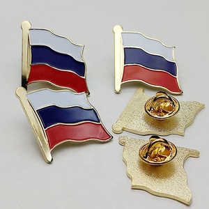 2022 Tik Tok Hot lưu niệm phù hiệu tùy chỉnh quốc gia cờ pins ve áo Made in UK USA Ukraine - Product Image 2