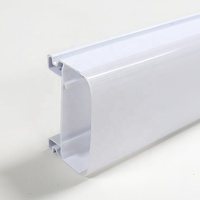 Abat-jour à LED fluorescent à double couleur intégré en PC Vente directe du fabricant