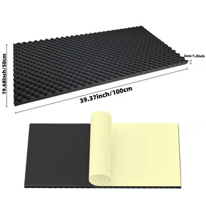 Paneles de Espuma Acústica Ignífuga Modernos, Tipo Caja de Huevos, de Alta Densidad, Autoadhesivos, Insonorizantes para Estudio, Oficina, Dormitorio - Product Image 5