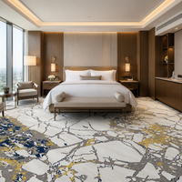 Tapis tissé Axminster de luxe pour chambre d'hôtel, tapis pour hôtel 5 étoiles