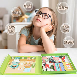 Nuevo Juguete Educativo 2026: Libro de Vestir con Juego de Cambio de Ropa, Aprendizaje de Habilidades y Emparejamiento de Profesiones para Niños - Product Image 3