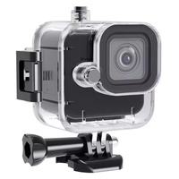 HONGDAK para GoPro Hero11 Black Mini, Carcasa Protectora Impermeable con Hebilla, Soporte Básico y Tornillo