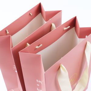 Custom Package Paper <b>Bag</b> Matt <b>Pink</b> Shopping <b>Gift</b> <b>Bag</b> for Garments - Product Image 6