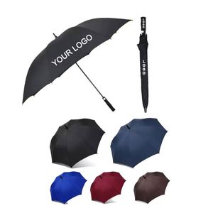 Parapluie de golf extra large à double couche Cjx751, robuste, grand, long, à ouverture automatique, coupe-vent, pour l'extérieur - Product Image 1