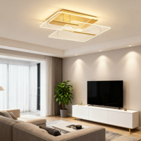 JACKSUN Acrylique Plafonnier Suspension pour Salon Chambre Principale Moderne Minimaliste LED Suspension