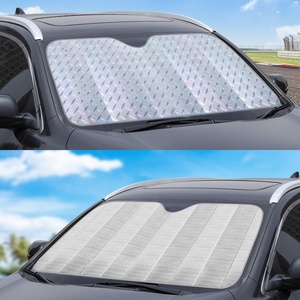 Parasoles Plegables Personalizados ODM para <span class=keywords><strong>Coche</strong></span> que Reflejan Rayos UV con Impresión Promocional para Ventanilla <span class=keywords><strong>Lateral</strong></span> y Parabrisas Delantero - Product Image 2