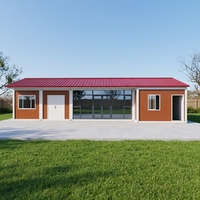 Maison conteneur économique en panneaux sandwich préfabriqués avec salle de bain et cuisine, bâtiment en acier préfabriqué