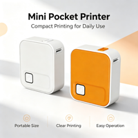 Imprimante d'étiquettes portable POFAM 5.3, imprimante thermique d'autocollants 203 dpi avec édition via application, largeur d'impression 12 mm, batterie 800 mAh, en stock