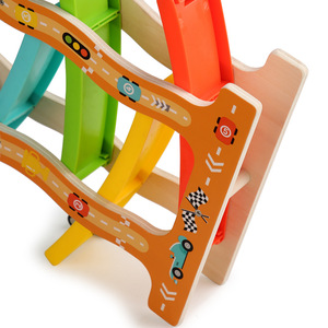 ของเล่นรถรางไม้ธีมสัตว์, สนามแข่งรถ <span class=keywords><strong>4</strong></span> ชั้นพร้อมรถมินิ, ของเล่นเสริมพัฒนาการทางประสาทสัมผัสสำหรับเด็กเล็ก - Product Image 5