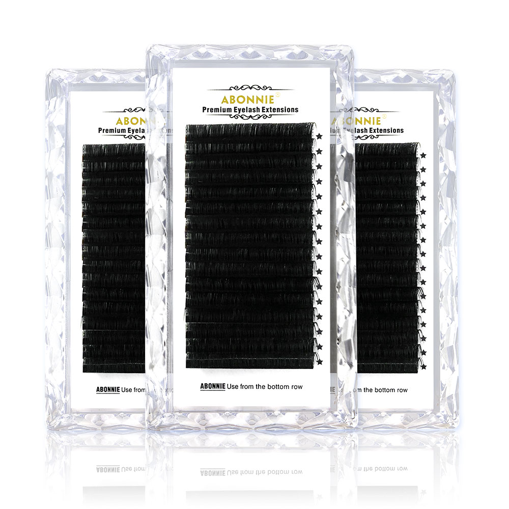 Лотки для ресниц Abonnie оптом 0,07 C D 8-15 мм 18-25 мм частная марка PBT корейские русские шелковые лотки для наращивания ресниц