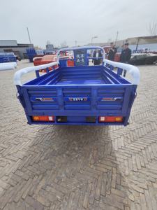 Motocicleta <span class=keywords><strong>de</strong></span> <span class=keywords><strong>Tres</strong></span> <span class=keywords><strong>Ruedas</strong></span> a Gasolina con Sidecar, Motocicleta <span class=keywords><strong>de</strong></span> Carga con Carrocería Abierta y Alta Capacidad <span class=keywords><strong>de</strong></span> Carga - Product Image 2