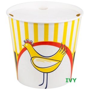 Bán Buôn Tùy Chỉnh Công Suất Lớn Giấy Xô Dùng Một Lần 170 Oz Gà Chiên Bỏng Ngô Đóng Gói Xô - Product Image 4