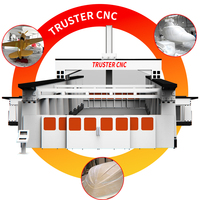 Moule en mousse 3D sur mesure de grande taille pour la fabrication de yachts et de bateaux, longueur 24m, avec portique mobile et routeur CNC 5 axes de grande taille