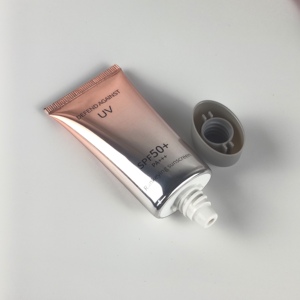 50ml 60ml 120ml 150ml 플라스틱 스퀴즈 튜브 고급 화장품 포장 맞춤형 빈 화장품 자외선 차단 크림 플라스틱 튜브 - Product Image 2