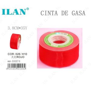Bande de gaze médicale ILAN 3,8 cm x 35 yards, rouge - Product Image 3