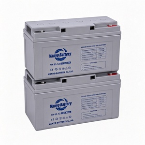 VA 65-12 12V 65Ah Valve Regulated Gel Deep Cycle Battery for <b>Solar</b> Energy Storage <b>Systems</b> Vanyo Battery - Product Image 6
