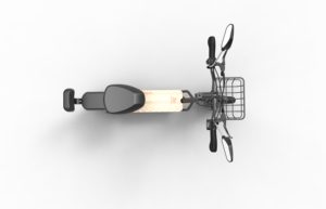 Pour trottinette électrique pliable sans balais C1 Pro avec panier de rangement et siège arrière, autonomie de 100 km, charge rapide 3A pour les trajets quotidiens et usage professionnel - Product Image 5