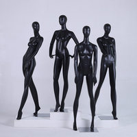 Mannequin de danse noir complet pour femmes Mannequin en fibre de verre Mannequin modèle