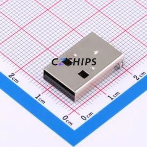 AM180-01-T1-B USB <b>Connector</b> SMD <b>Connector</b> ( <b>Connector</b> Type: Type-A )( Gender: Male )( Mounting Type: Sink Board ) - Product Image 1