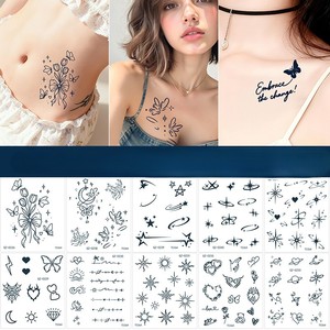 สติ๊กเกอร์<span class=keywords><strong>สัก</strong></span>ลายแบบสดใสและเรียบเนียน เป็นมิตรกับสิ่งแวดล้อม โลโก้ปรับแต่งได้ ผลิตจากสูตรสมุนไพร - Product Image 3