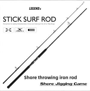 Cañas <span class=keywords><strong>de</strong></span> Pescar <span class=keywords><strong>de</strong></span> Fibra <span class=keywords><strong>de</strong></span> Carbono <span class=keywords><strong>de</strong></span> Alta Resistencia <span class=keywords><strong>de</strong></span> 2 Secciones H XH EXH <span class=keywords><strong>para</strong></span> <span class=keywords><strong>Pesca</strong></span> en Agua Salada, Jigging, Rock Fishing, Surfcasting y Spinning - Product Image 2