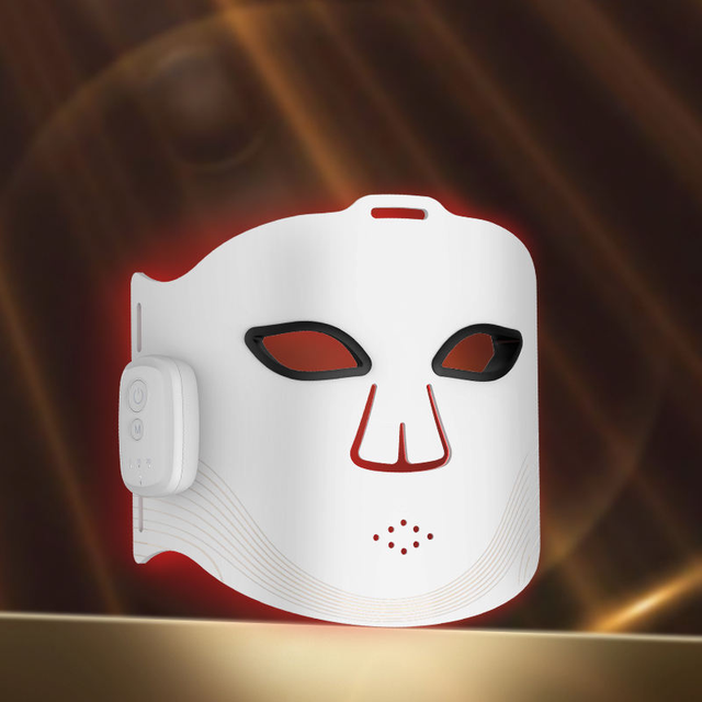 Custom Logo Wireless Silicone Led Light Therapy Mask Infrared Red Light Beauty Face Care Led Mask