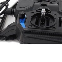 Simulador de Vuelo RC FlySky FS-SM600 de 6 Canales, Fuente de Alimentación USB, Peso de 350g, Compatible con Freerider/XTR/FMS/RealFlight para Drones