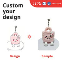 Mochila de Peluche Personalizada con Diseño de Mascota, Regalo para Eventos Empresariales, Material No Tóxico