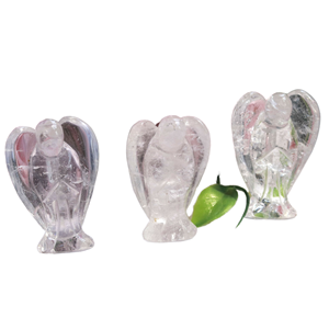 Figura de Ángel de Feng Shui de Amatista de 1.5 Pulgadas con Grabado de Sapo de la Suerte Huiying, Ecológica y con Temática de Amor - Product Image 1
