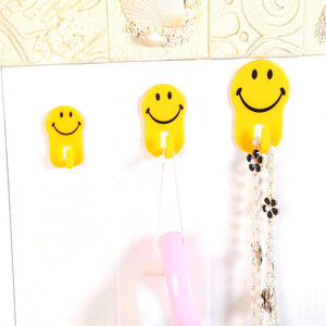Family of Three <b>Hooks</b>/Adhesive <b>Hooks</b> (3-pack) Smiley Face Adhesive <b>Hooks</b> <b>Plastic</b> Cloud <b>Hooks</b> 6-pack Small <b>Hooks</b> - Product Image 5