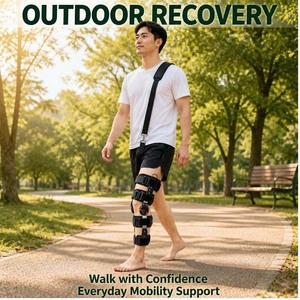 Tutore Regolabile per Ginocchio, Ortesi per Recupero Gambe, Stabilizzatore per Riabilitazione Arti Inferiori Post-Operatori e Lesioni - Product Image 1