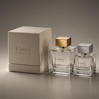 OEM-Hersteller Private Label 30ml Parfümflasche mit Box Pyramidenförmige Parfümflaschen 50 ml Parfümflasche mit Verpackungsbox