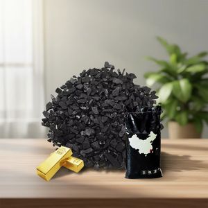 Goudraffinage - Koolstofleaching Geactiveerde Granulaire Koolstofhoutenkool voor Goudwinning uit Kokosnootschalen Koolstofleaching Goud - Product Image 3