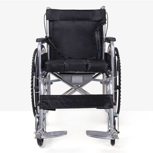 Silla de ruedas manual plegable de aluminio ligero para personas mayores y viajeros con discapacidad con diseño portátil - Product Image 2