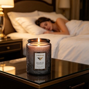 Caja de Regalo de Velas Aromáticas de Cera de Soya Hechas a Mano para Uso en Fiestas y <span class=keywords><strong>Bares</strong></span>, de Larga Duración, No Tóxicas, Decoración para el Hogar y el Dormitorio - Product Image 1