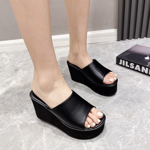 Wholesale <b>Summer</b> Outdoor Breathable Fashion Elegant Women's Casual Plus Size <b>Wedge</b> Platform <b>Sandals</b> 10CM - Product Image 3