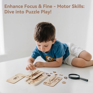 Puzzle anatomique <span class=keywords><strong>du</strong></span> <span class=keywords><strong>corps</strong></span> <span class=keywords><strong>humain</strong></span> en bois à 4 couches, squelette, muscles, organes, jouet éducatif cognitif pour l'éveil précoce des enfants - Product Image 6