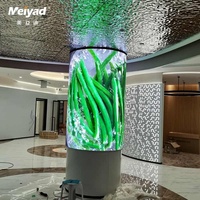 Écran de visualisation mené flexible vertical mou de Offre Spéciale pour l'écran mené flexible de la publicité d'intérieur