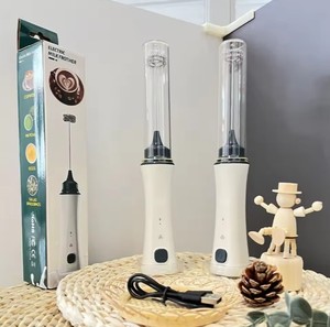 Nouveau Mini Mousseur Nouvellement Conçu USB Rechargeable Électrique Fouet Dispositif Portable pour Créer <span class=keywords><strong>Mousse</strong></span> Café Thé Avec Cache-Poussière - Product Image 4