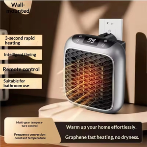 Chauffage domestique PTC de haute technologie, mini-radiateur mural portable et économe en énergie, rapide pour salles de bain et bureaux - Product Image 2