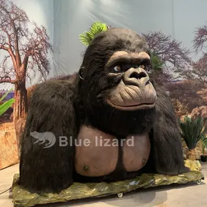 O mais novo realista artificial animatronic animal estátua simulado animal kingkong modelo para venda