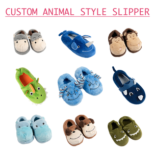 Pantuflas de Peluche 3D Personalizadas con Diseño de Dibujos Animados, Cálidas y Suaves, con Punta Cerrada, para Niños y Adultos - Product Image 3