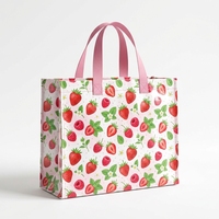 Sac fourre-tout en polypropylène tissé laminé avec logo personnalisé, sac de shopping réutilisable écologique, vente en gros, cadeau promotionnel en vrac