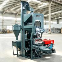 Machine à décortiquer le riz à grande échelle pour usage commercial, à haut rendement, avec mécanisme de levage électrique, alimentation automatique et élimination des impuretés