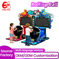 Jeu d'arcade d'intérieur à balles roulantes, direct usine, 2 joueurs, à monnayeur, 42 pouces HD, sport et fitness, pour centre commercial, FEC, personnalisable