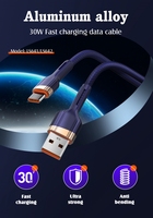 LDNIO LS642 câble de chargement de données usb c personnalisé en gros type c mâle téléphone mobile charge rapide câble de données usb type c