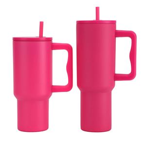Gobelet de voyage isotherme H4.0 avec poignée, 40 oz, couvercle, paille, antidérapant, OEM ODM, logo personnalisé - Product Image 2