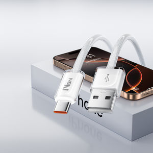 Vente flash, câble de données USB-A USB-C à charge rapide 5A 100W, transfert 480 Mbps, nylon transparent tressé, conducteur en cuivre pur pour IOS - Product Image 2