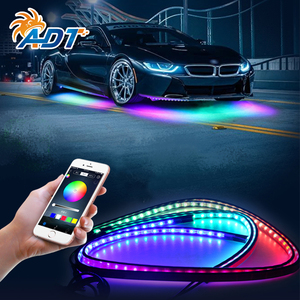 ไฟนีออน ADT สำหรับตกแต่งใต้ท้องรถ หลายสี ควบคุมผ่านแอพ RGBW ชุดไฟไล่สีใต้ท้องรถ - Product Image 1